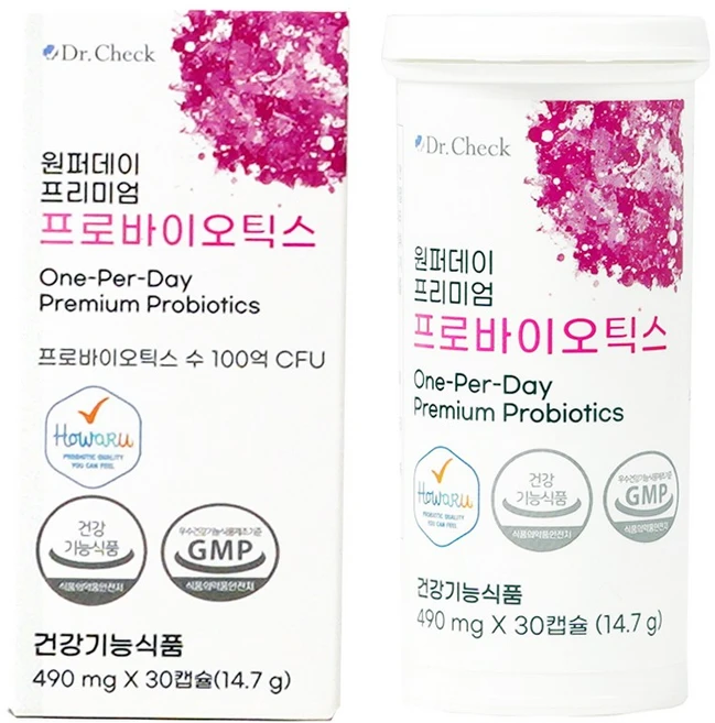 닥터체크 원퍼데이 프리미엄 프로바이오틱스 30캡슐, 1박스, 30정 - 쿠팡