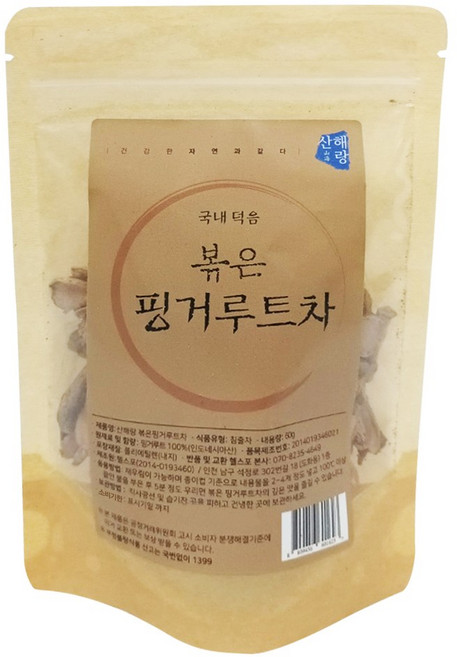 산해랑 볶은 핑거루트차, 1개입, 1개