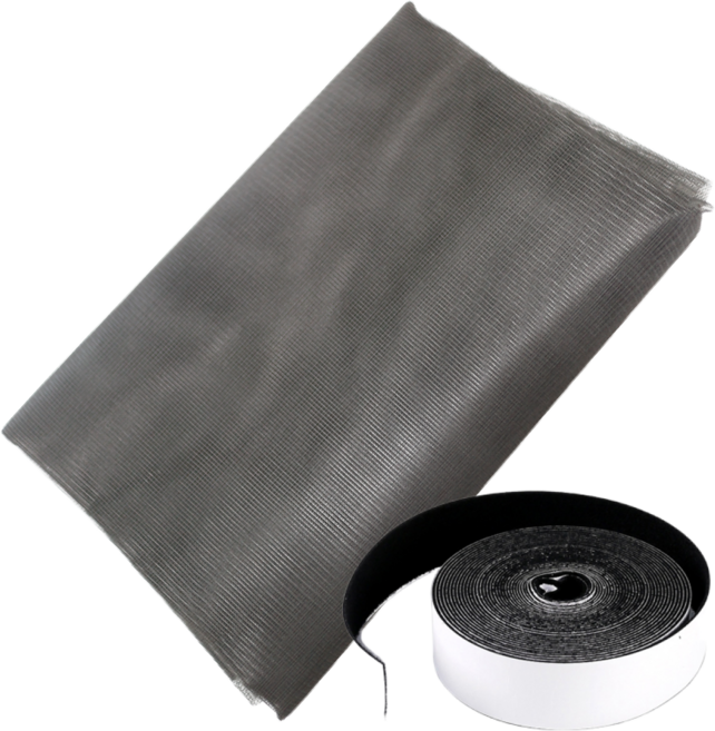 모릴 저층도 사용 가능한 미세촘촘촘 벨크로 방충망 32*20메쉬, 1개