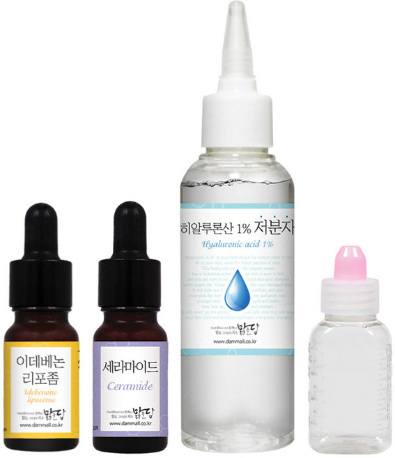 맑을담 찐 이데베논 고영양 탄력앰플 만들기, 찐 이데베논 4종키트, 1개, 100ml