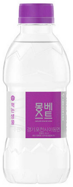 몽베스트 생수, 330ml, 24개