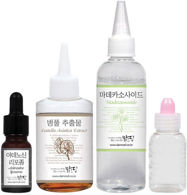맑을담 찐 아데노신 시카토너 만들기, 찐 아데노신 시카 4종키트+맑을담 수분크림90ml, 1개, 90ml