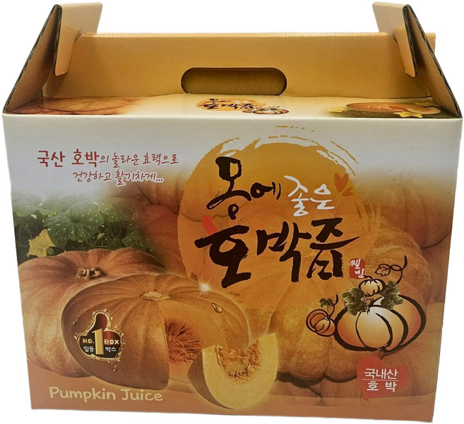 다이어트 늙은호박즙 "국내산 늙은 멧돌호박" 100% / 한박스 50개 115ml [강원약초건강원], 50팩, 110ml