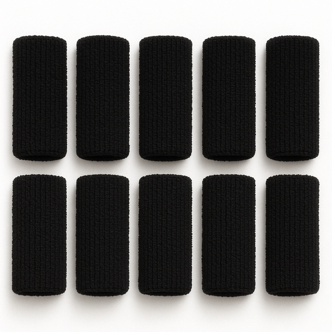제이앤비 관절보호 농구 스포츠 핑거밴드 블랙, 10개