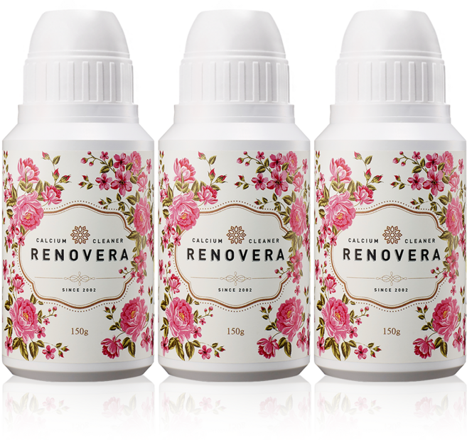 리노베라 칼슘파우더 과일 세정제 채소 세척제 야채 농약제거제 장미 150g 3개