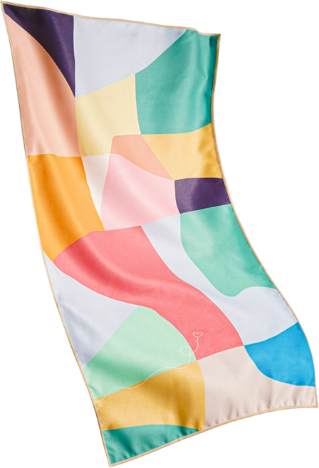 피부친화 고급형 극세사 감성 스포츠타올, 1개, 코스탈팝