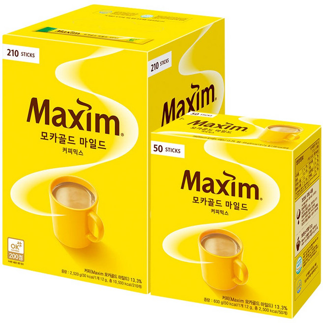 동서 맥심 커피믹스 모카골드 210T+맥심 모카골드 50T, 총 260T, 1개, 260개입, 12g