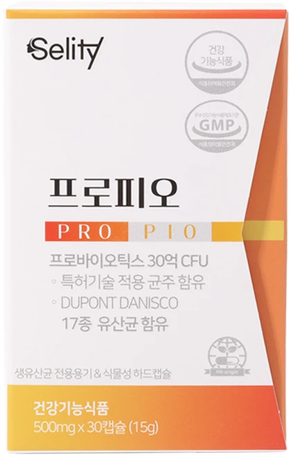 셀리티 프로피오 다니스코 유산균 프로바이오틱스 특허기술 적용 균주 함유 30캡슐 1 개, 1개, 30정 - 쿠팡