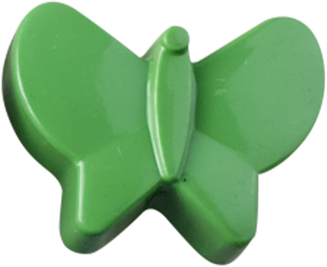 철물코리아 캐릭터 손잡이, P08-나비(녹색), 1개