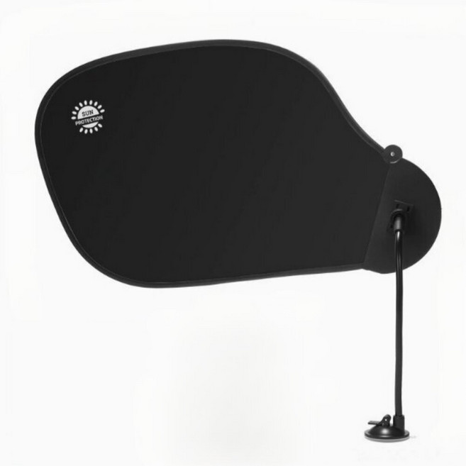 사무실 캐노피 책상 햇빛가리개 형광등 가리개 흡착형 4가지색상, 1개, 블랙