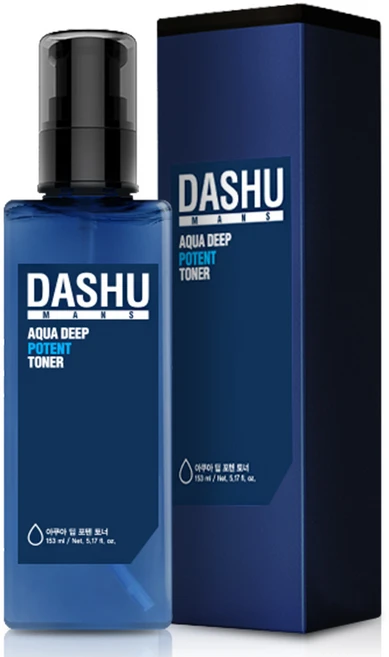 다슈 맨즈 아쿠아 딥 포텐 토너, 1개, 153ml - 쿠팡