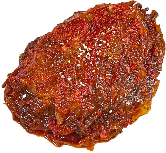 농가살리기 건강한 맛 밥도둑 양념 콩잎김치, 400g, 1개