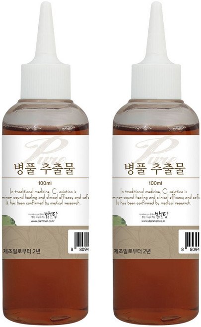 맑을담 병풀 추출물 퓨어 100ml, 2개