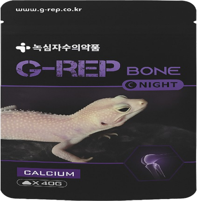 녹십자 지렙 야행성 칼슘제 G-REP D3 0% 미포함, 1개, 40g
