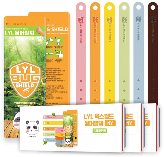 믿추 벅스쉴드NY 썸머밴드 유아성인공용 KC인증, 10g, 30개