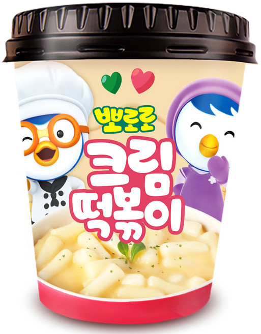 뽀로로 떡볶이 크림맛 115g, 16개