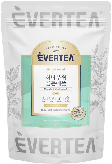 에버티 허니부쉬 골든애플 티백, 1개, 24개입, 2g