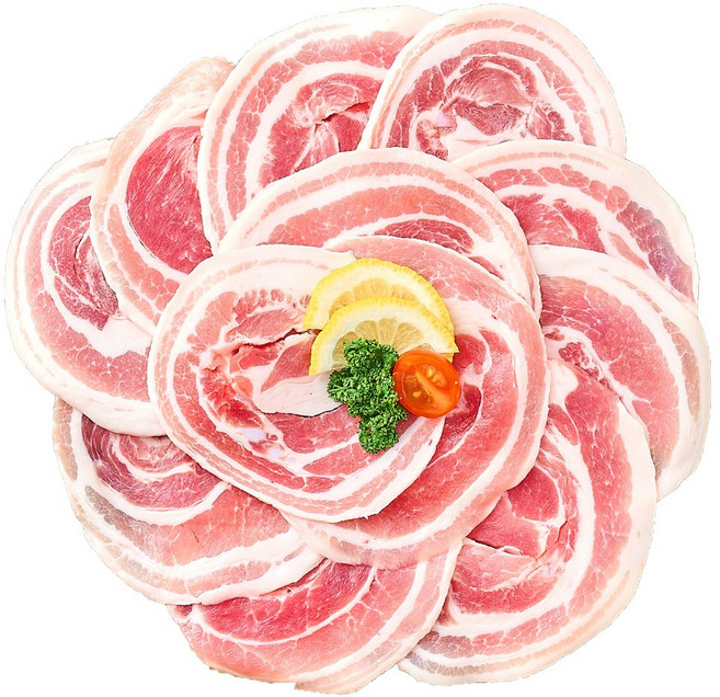 농가살리기 1등급 한돈 대패꽃삼겹, 1박스, 500g