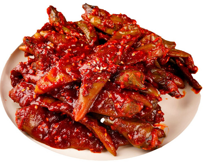 [덤증정] 농가살리기 매콤짭쪼름 양념 고추장아찌 400g+400g 총 800g, 400g, 2팩