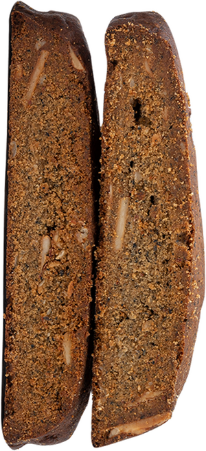 혈당에 좋은 구수한 통밀 100%로 만든 비스코티 아몬드 오트밀 듬뿍 흑임자 맛, 1개, 200g