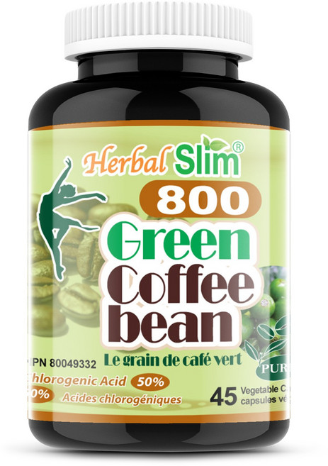 (2병 특가) 허벌슬림 그린커피빈 추출물 다이어트 효과적인 다이어트 보조제 45정, 2개, 90정