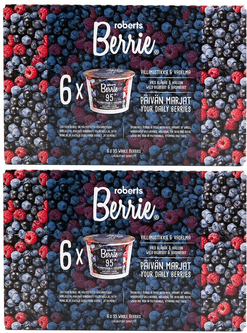 로버츠베리에 야생 빌베리 앤 라즈베리 12p, 100ml, 12개