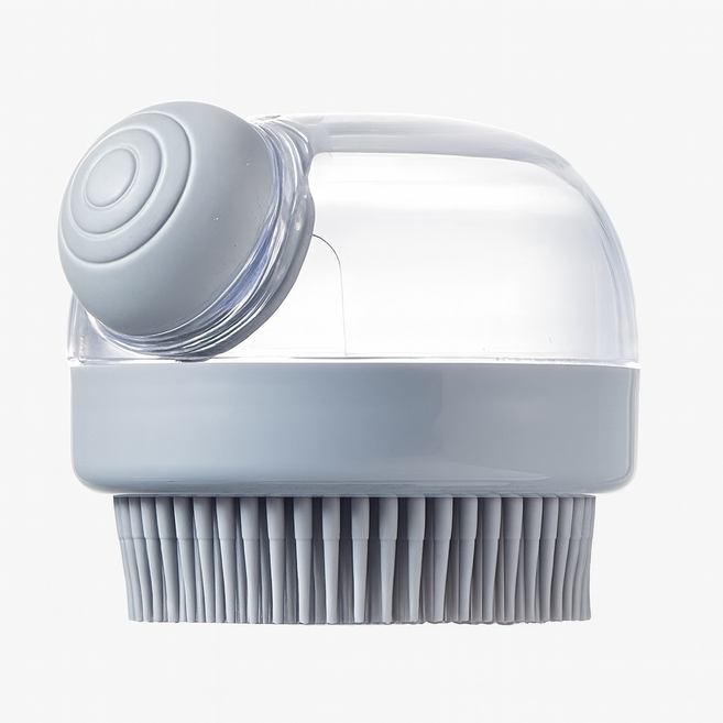 케리빙 강아지 목욕 브러쉬, 그레이, 1개