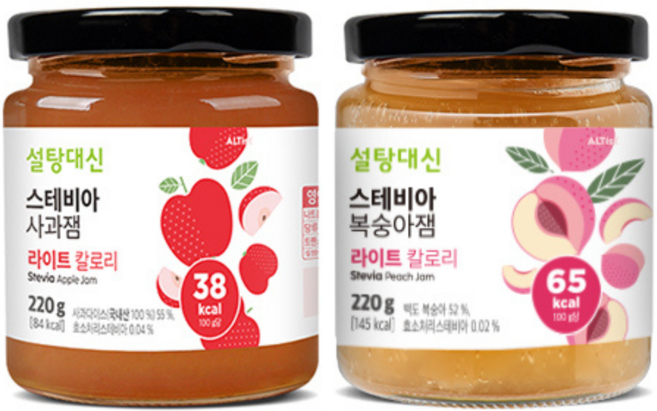 설탕대신 스테비아 과일잼 2종