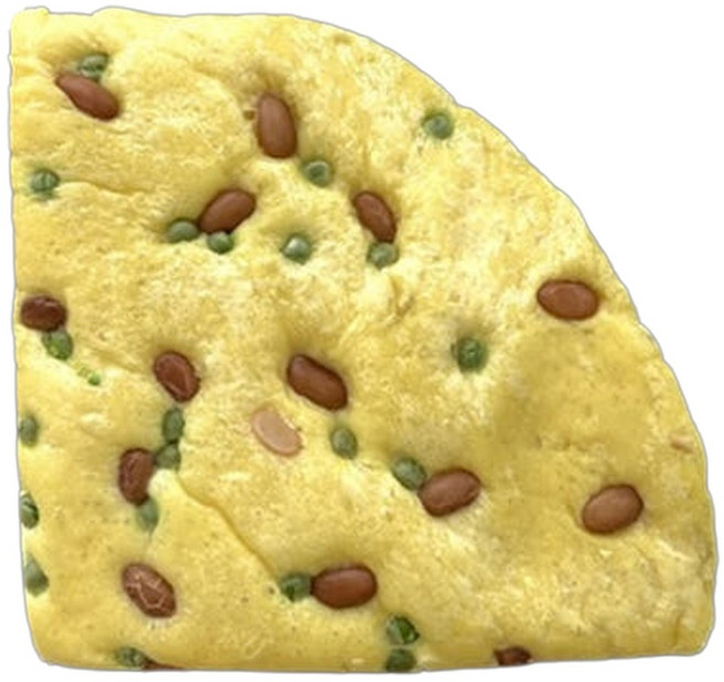 추억의 옛날 옥수수술빵, 달지않고 맛있는 삼각옥수수술빵, 6개, 400g