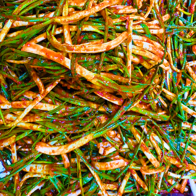 [HACCP 인증] 전라도 여수 파김치 모든재료 국산 사용 비법 육수와 배를 갈아 넣은 시원한 맛, 1개, 1kg