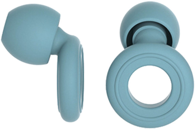 소음감소 실리콘 이어플러그 수면 재사용 귀마개 층간소음차단 그레이, 1개, 1개입