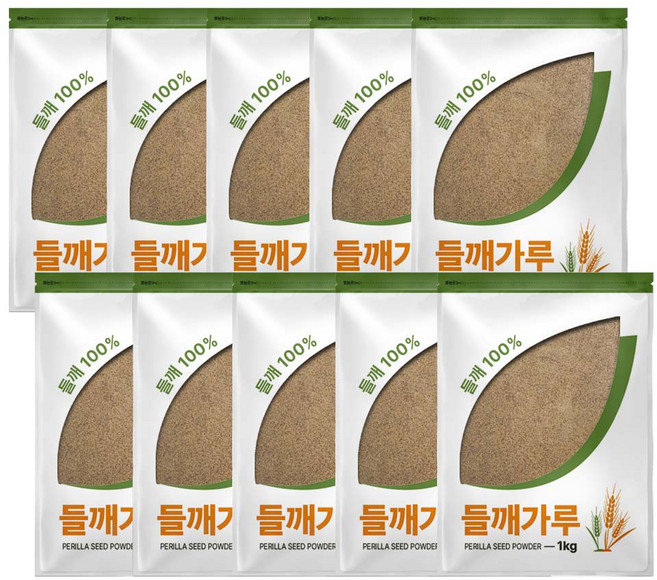 그대로푸드 껍질째 들깨가루 (탕용), 1kg, 10개