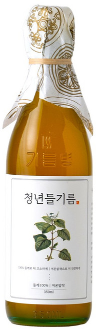 저온압착 청년 들기름, 1개, 350ml