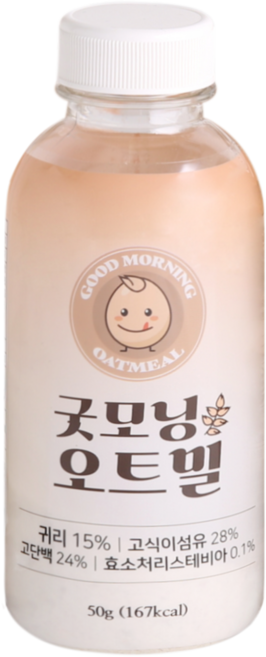 굿모닝 오트밀 50g (10개입) 아침대용 간편식 건강 한끼 귀리 쉐이크 음료, 10개