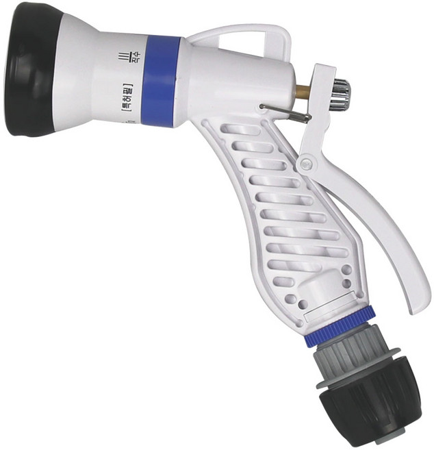 천산기업 천산 다기능스프레이건 4기능권총분사기 다용도분사기 분사기 스프레이건 기능분사기 물분사기 세차 분사건 베란다 원예 청소용품, 1개, 혼합색상