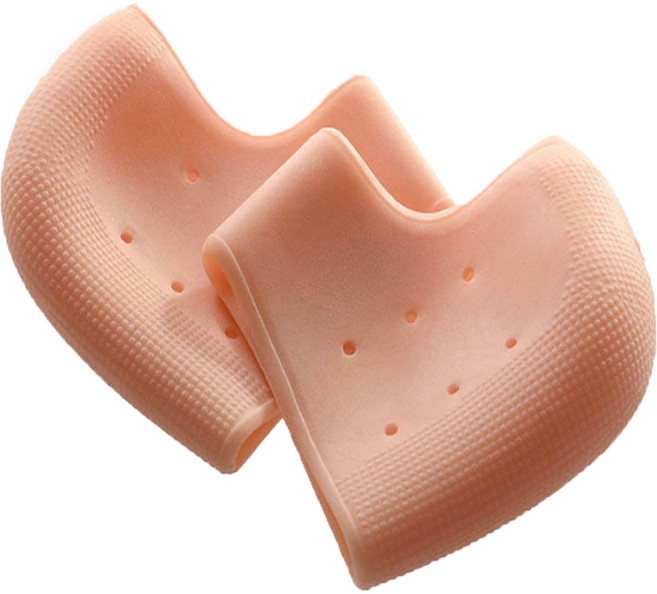 발뒤꿈치 + 앞꿈치 3세트 실리콘패드 발갈라짐관리 통증완화 각질제거 충격흡수 발 피부보호 쿠션 패드, 3.뒤꿈치살색앞뒤2+흰색앞뒤1, 1개