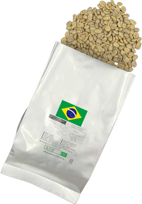 뉴크롭 커피생두 브라질 산토스 NY2 17UP, 1개, 1kg