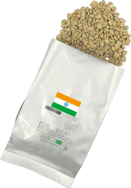 뉴크롭 커피생두 인도 몬순 Malabar AA, 1개, 1kg