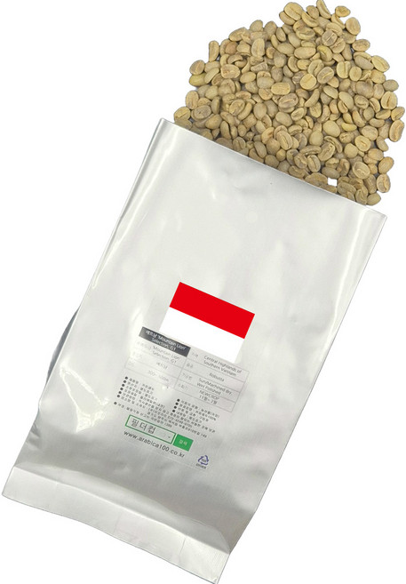 뉴크롭 커피생두 인도네시아 수마트라 만델링 G1, 1개, 1kg