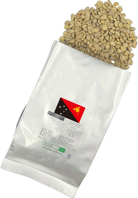 뉴크롭 커피생두 파푸아뉴기니 Arona A, 1개, 1kg