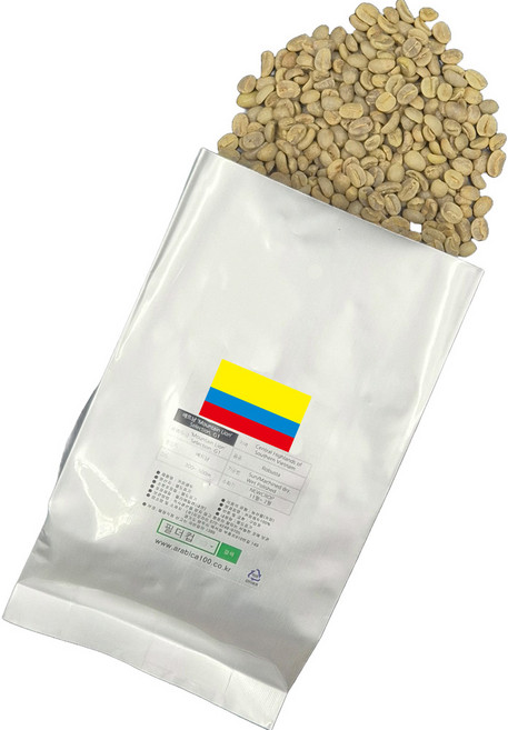 뉴크롭 커피생두 콜롬비아 메델린 슈프리모, 1개, 1kg