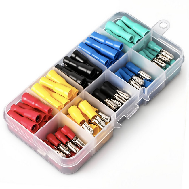 디매직 PG 총알단자 100PCS 암수 전선 연결 배선 커넥터, 1세트