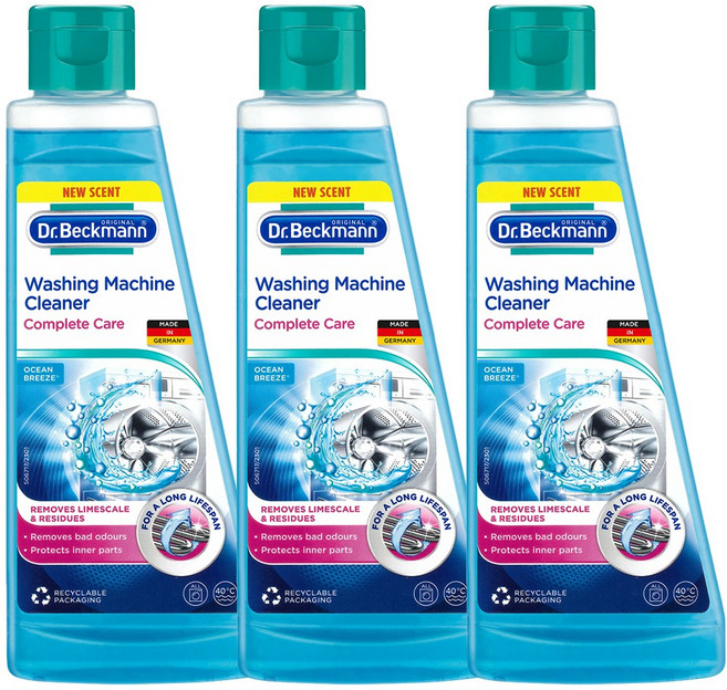 닥터베크만 컴플리트케어 오션브리즈 세탁조클리너, 250ml, 3개