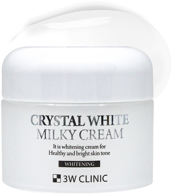 3W클리닉 크리스탈 화이트 밀키 크림, 50g, 5개