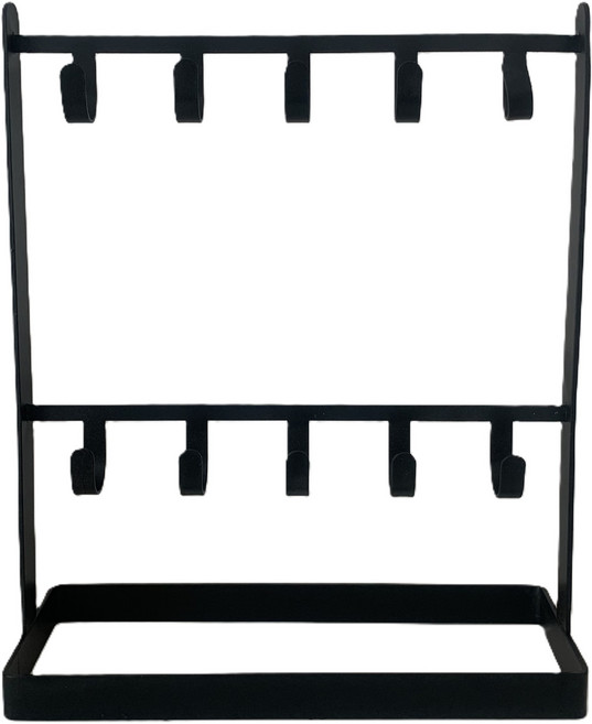 쿠리풀 키링 악세서리 거치대, 블랙, 1개