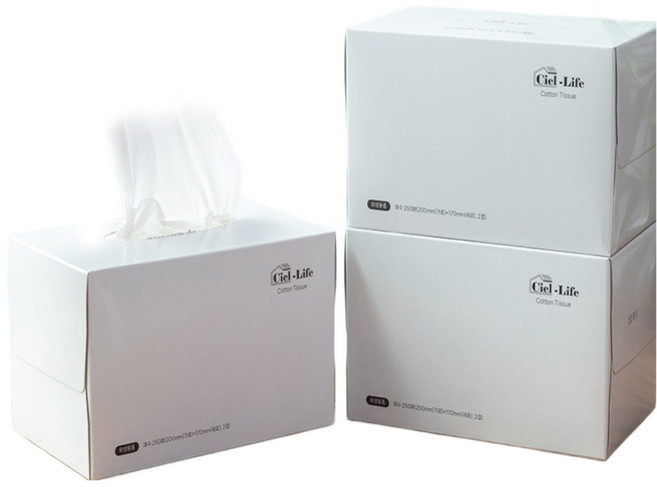 씨엘라이프 각티슈 2겹, 9개, 250매입