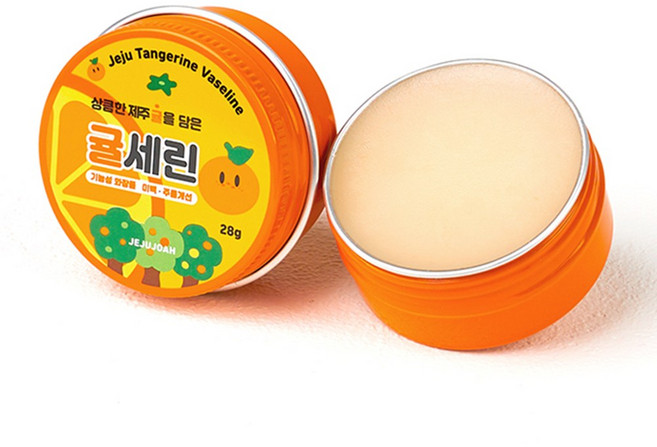재주좋아 귤세린 순하고 촉촉한 기능성 비건 바세린, 3개, 28g