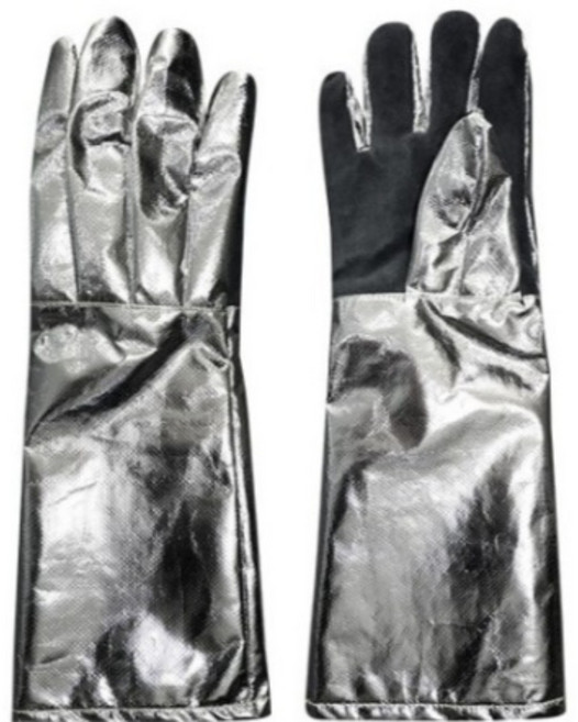 알루미나이즈 오지 방열 내열 장갑 토시 51cm, 1개