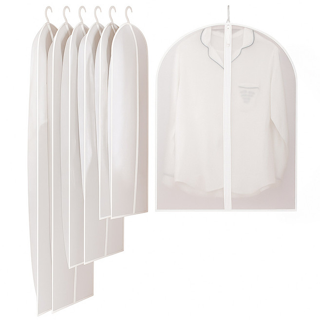 필굿리빙 먼지방지 반투명 옷커버, 2세트, 5개입