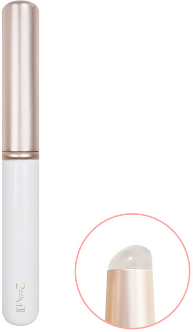 Toomoji 실리콘 포터블 립 브러시_10mm mini, 1개, 화이트